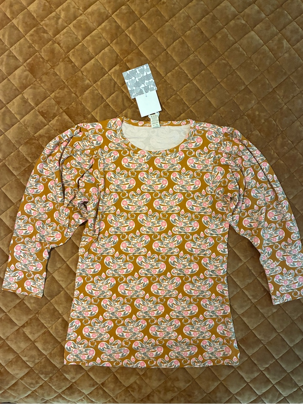 Kate Quinn floral snake top